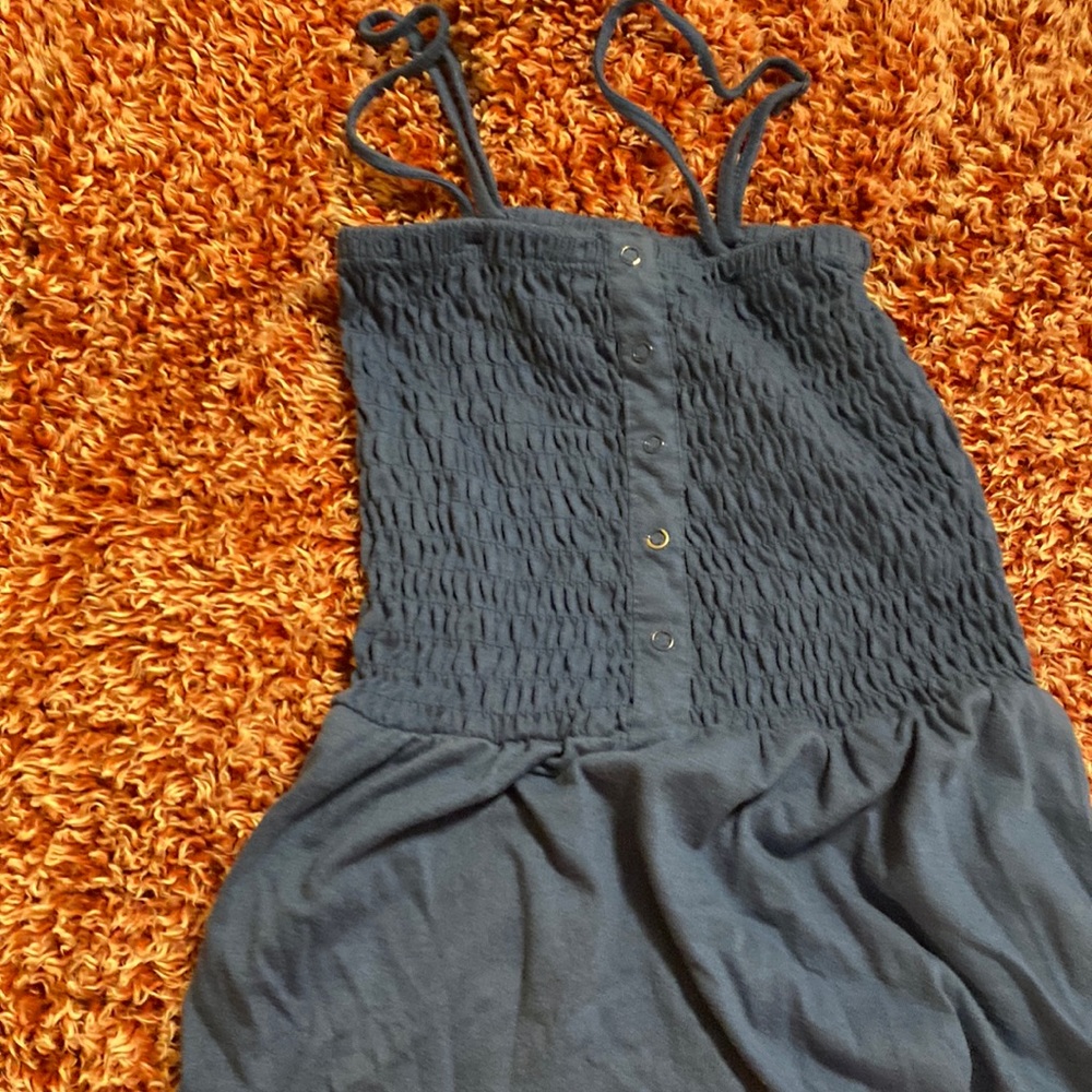 Blue tank dress